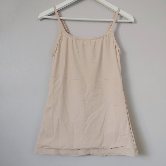 MAIDENFORM Flexees Long Length Shapewear Camisole Tank Top Size XL Beige - Picture 4 of 12